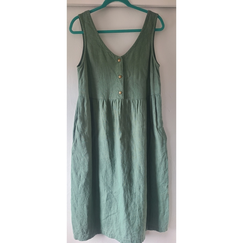 NPL Vintage Green Valley Dress
